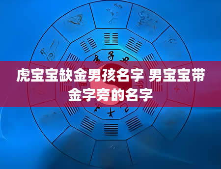虎宝宝缺金男孩名字 男宝宝带金字旁的名字