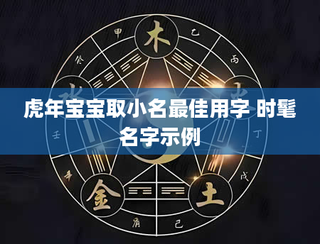 虎年宝宝取小名最佳用字 时髦名字示例