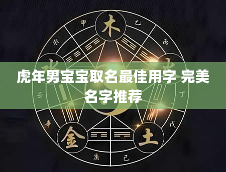 虎年男宝宝取名最佳用字 完美名字推荐