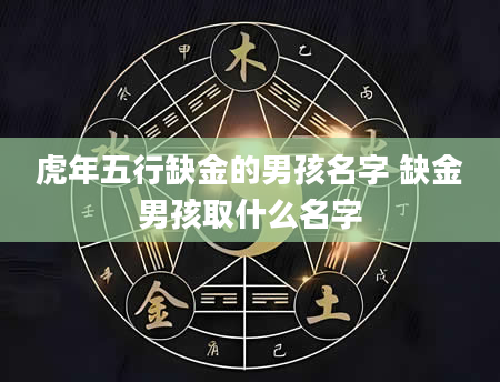 虎年五行缺金的男孩名字 缺金男孩取什么名字