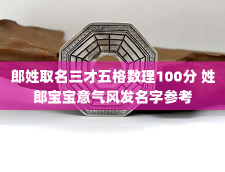 郎姓取名三才五格数理100分 姓郎宝宝意气风发名字参考