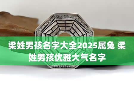 梁姓男孩名字大全2025属兔 梁姓男孩优雅大气名字