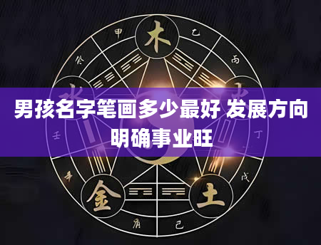 男孩名字笔画多少最好 发展方向明确事业旺