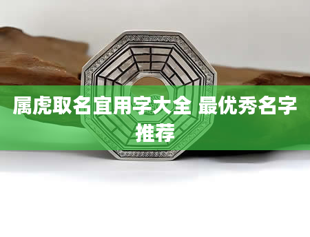 属虎取名宜用字大全 最优秀名字推荐