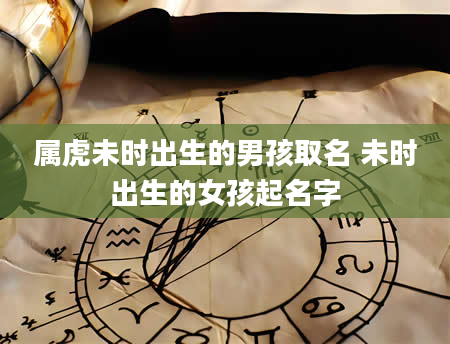 属虎未时出生的男孩取名 未时出生的女孩起名字