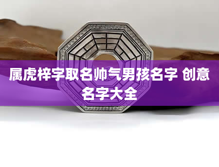 属虎梓字取名帅气男孩名字 创意名字大全