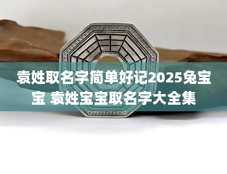 袁姓取名字简单好记2025兔宝宝 袁姓宝宝取名字大全集