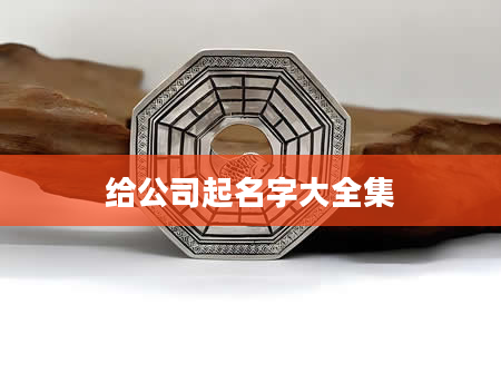 给公司起名字大全集