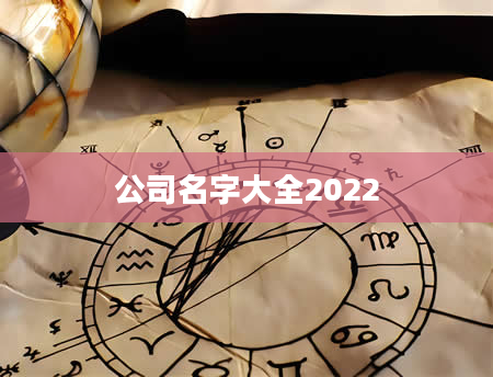 公司名字大全2022