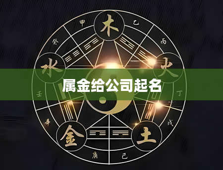 属金给公司起名
