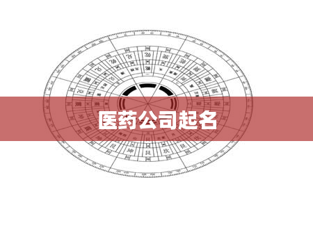 医药公司起名