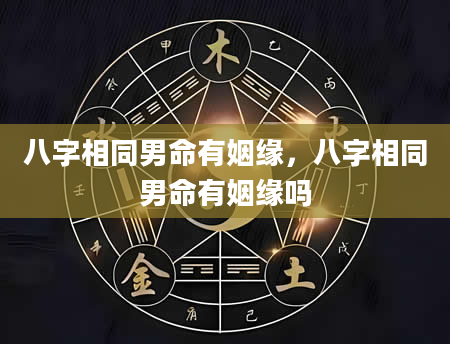 八字相同男命有姻缘，八字相同男命有姻缘吗