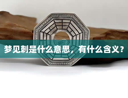 梦见刺是什么意思，有什么含义？