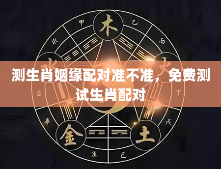 测生肖姻缘配对准不准，免费测试生肖配对