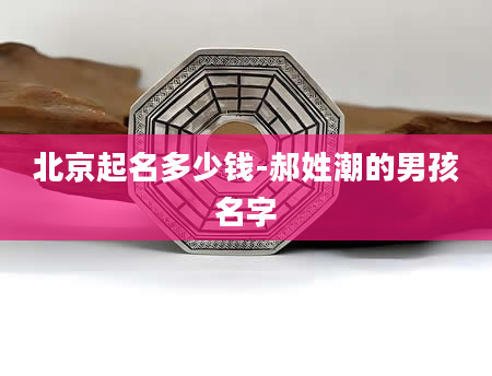 北京起名多少钱-郝姓潮的男孩名字