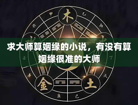 求大师算姻缘的小说，有没有算姻缘很准的大师