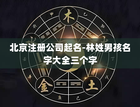 北京注册公司起名-林姓男孩名字大全三个字
