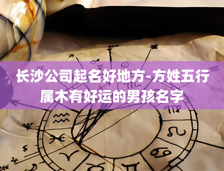 长沙公司起名好地方-方姓五行属木有好运的男孩名字