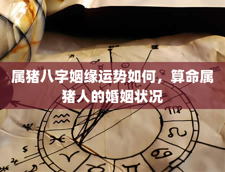 属猪八字姻缘运势如何，算命属猪人的婚姻状况
