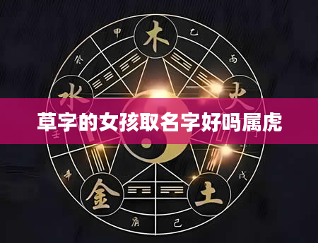 草字的女孩取名字好吗属虎