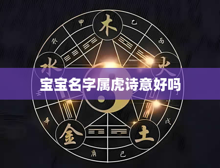 宝宝名字属虎诗意好吗