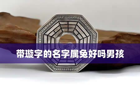 带璇字的名字属兔好吗男孩