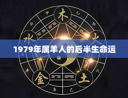 1979年属羊人的后半生命运