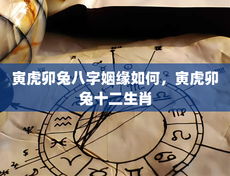 寅虎卯兔八字姻缘如何，寅虎卯兔十二生肖