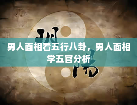 男人面相看五行八卦，男人面相学五官分析