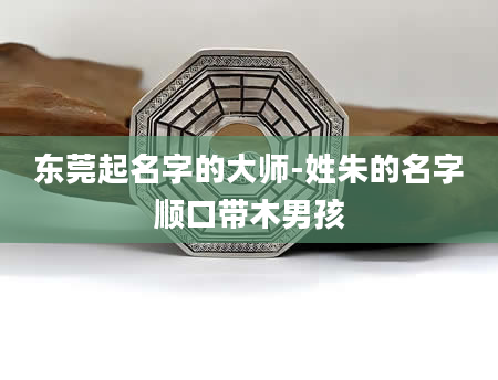 东莞起名字的大师-姓朱的名字顺口带木男孩