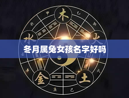 冬月属兔女孩名字好吗