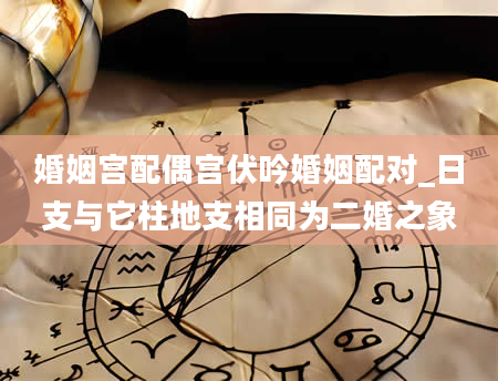 婚姻宫配偶宫伏吟婚姻配对_日支与它柱地支相同为二婚之象