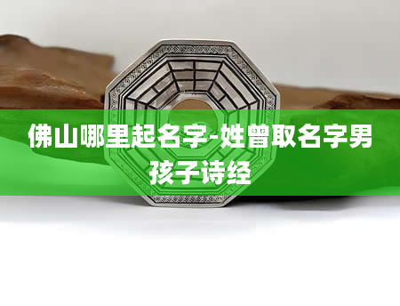 佛山哪里起名字-姓曾取名字男孩子诗经