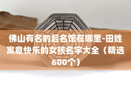 佛山有名的起名馆在哪里-田姓寓意快乐的女孩名字大全（精选600个）