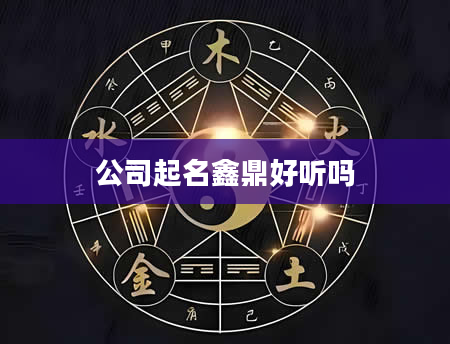 公司起名鑫鼎好听吗