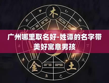 广州哪里取名好-姓谭的名字带美好寓意男孩