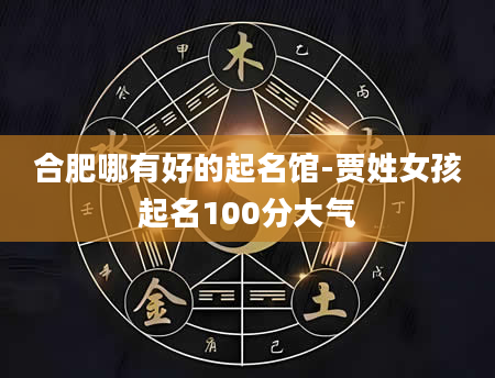 合肥哪有好的起名馆-贾姓女孩起名100分大气