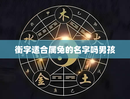 衡字适合属兔的名字吗男孩