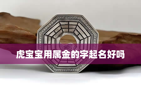 虎宝宝用属金的字起名好吗