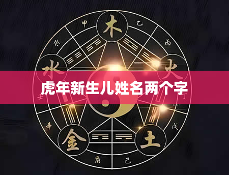 虎年新生儿姓名两个字