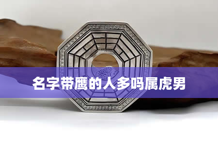 名字带鹰的人多吗属虎男