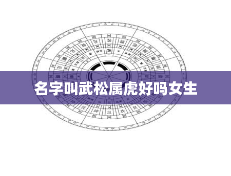 名字叫武松属虎好吗女生