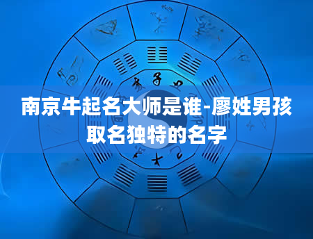 南京牛起名大师是谁-廖姓男孩取名独特的名字