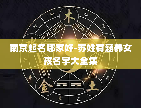 南京起名哪家好-苏姓有涵养女孩名字大全集