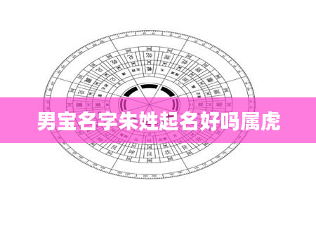 男宝名字朱姓起名好吗属虎