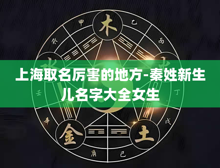 上海取名厉害的地方-秦姓新生儿名字大全女生