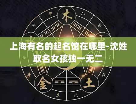 上海有名的起名馆在哪里-沈姓取名女孩独一无二