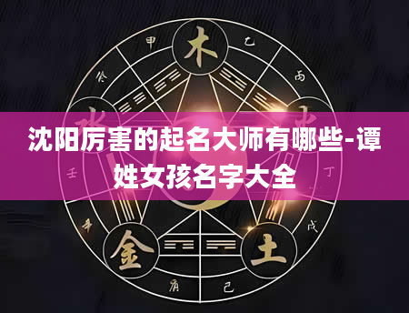 沈阳厉害的起名大师有哪些-谭姓女孩名字大全