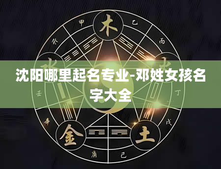 沈阳哪里起名专业-邓姓女孩名字大全