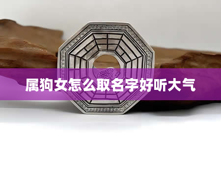属狗女怎么取名字好听大气